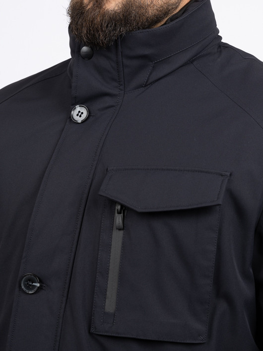 Parka Rain Series Bugatti Grande Taille marine homme grande taille - Capelstore