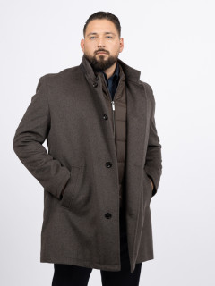Manteau Parmenture Bugatti Grande Taille cognac homme grande taille - Capelstore