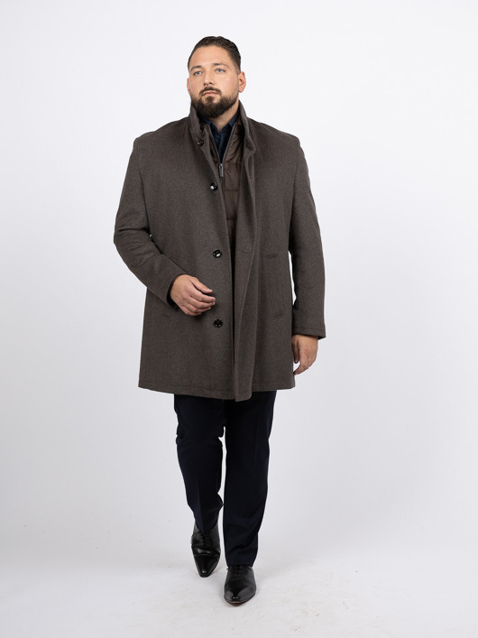 Manteau Parmenture Bugatti Grande Taille cognac homme grande taille - Capelstore