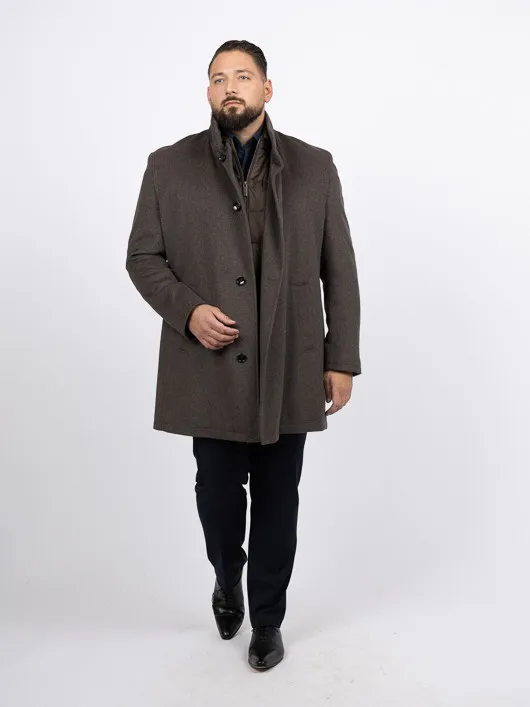 Manteau Parmenture Bugatti Grande Taille cognac homme grande taille - Capelstore
