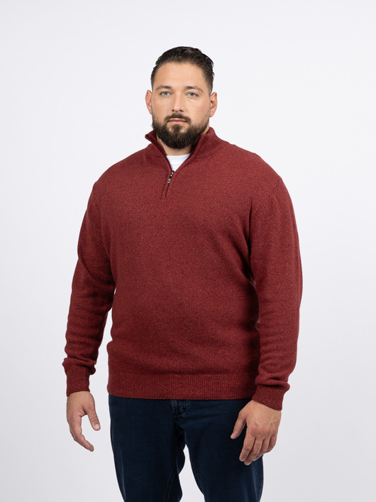Pull Lino Camionneur Capel Grande Taille terre de sienne homme grande taille - Capelstore