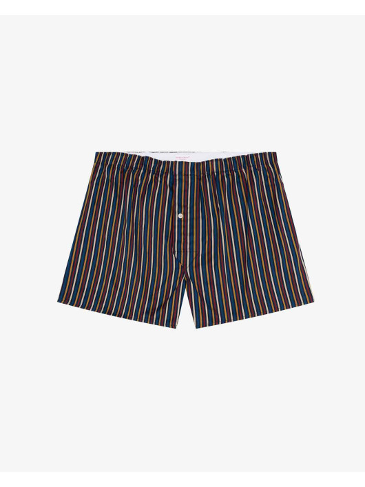 Calecon Rayures Multi Derek Rose Grande Taille marine/beige/marron homme grande taille - Capelstore