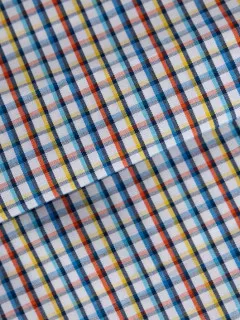 Calecon Carreaux Multi Derek Rose Grande Taille bleu homme grande taille - Capelstore