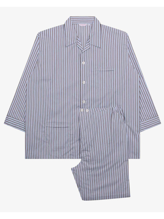 Pyjama Rayures Derek Rose Grande Taille homme grande taille - Capelstore