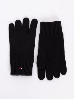 Gants Coton/cachemire Noirs Tommy Hilfiger noir homme grande taille - Capelstore