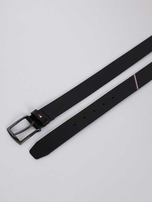 Ceinturon Cuir Noir Tommy Hilfiger Grande Taille noir homme grande taille - Capelstore