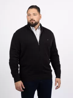Cardigan Camionneur Noir Tommy Hilfiger Grande Taille noir homme grande taille - Capelstore