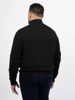 Cardigan Camionneur Noir Tommy Hilfiger Grande Taille noir homme grande taille - Capelstore