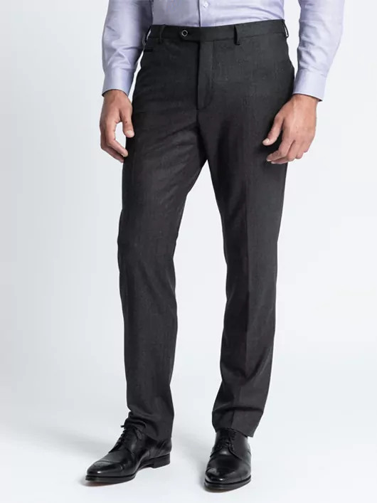 Pantalon Ville Capel Gris Fonce Homme Grande Taille - Capelstore