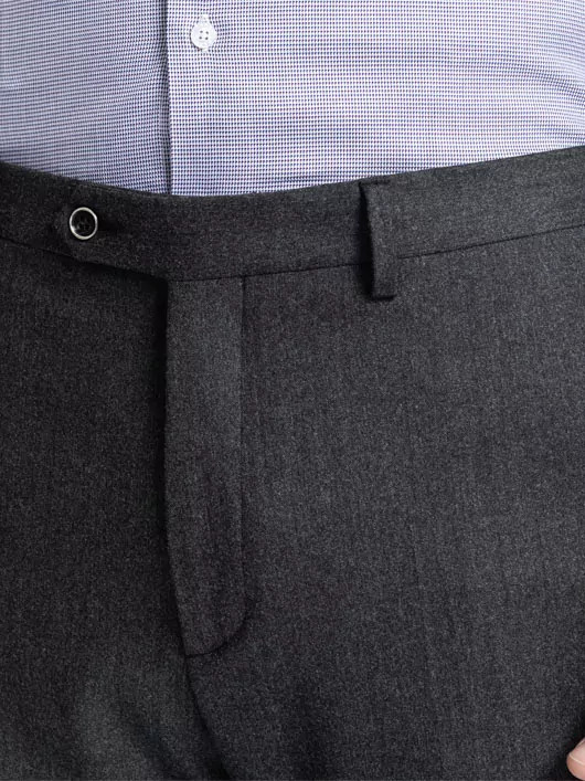 Pantalon Ville Capel Gris Fonce Homme Grande Taille - Capelstore