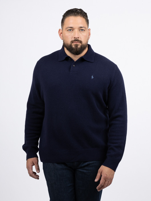 Pull Marine Ralph Lauren Grande Taille marine homme grande taille - Capelstore