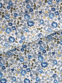 Chemise Tissu Liberty Gianni Capel Grande Taille blanc/vert/bleu homme grande taille - Capelstore