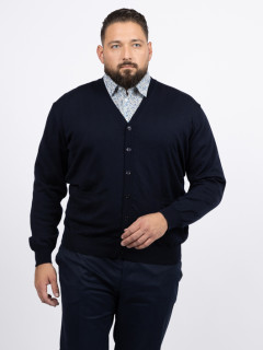 Cardigan Merinos Bouton. Capel Grandes Tailles  homme grande taille - Capelstore
