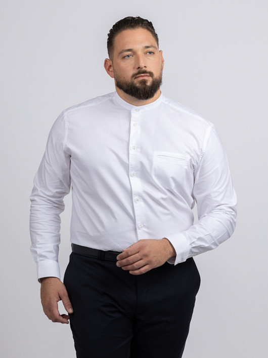 Chemise Col Mao Capel Paris Grande Taille