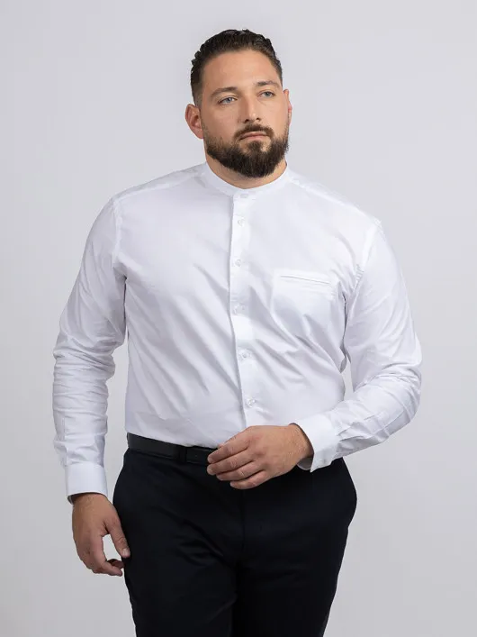 Chemise Col Mao Capel Paris Grande Taille