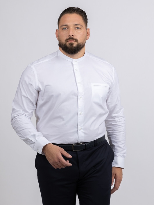 Chemise Col Mao Capel Paris Grande Taille