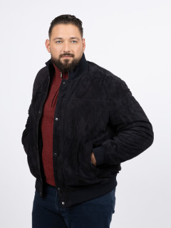 Blouson Cuir Marine Paul&shark Grande Taille marine homme grande taille - Capelstore