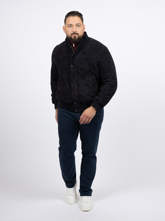 Blouson Cuir Marine Paul&shark Grande Taille marine homme grande taille - Capelstore