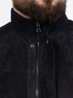 Blouson Cuir Marine Paul&shark Grande Taille marine homme grande taille - Capelstore