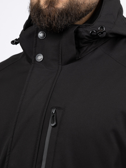Parka Noire Ville Bugatti Grande Taille noir homme grande taille - Capelstore