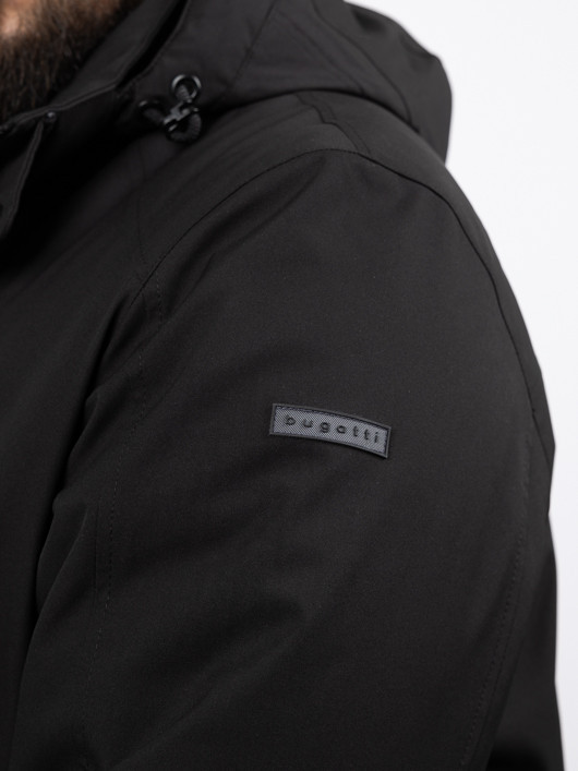 Parka Noire Ville Bugatti Grande Taille noir homme grande taille - Capelstore