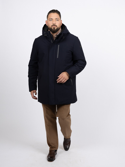 Parka Ville Bugatti Grande Taille marine homme grande taille - Capelstore