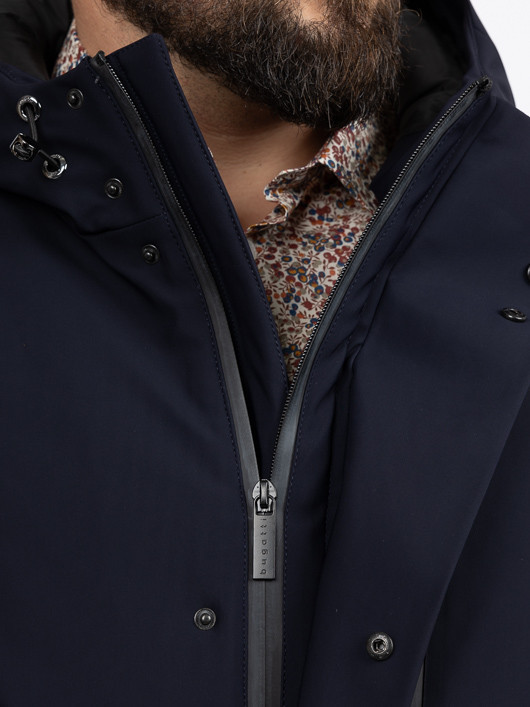 Parka Ville Bugatti Grande Taille marine homme grande taille - Capelstore