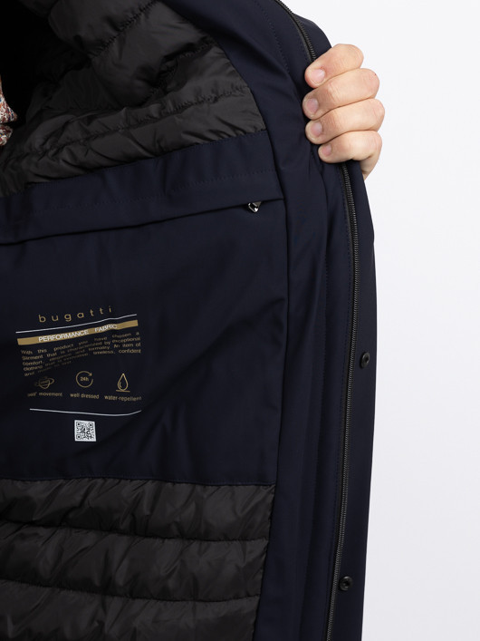 Parka Ville Bugatti Grande Taille marine homme grande taille - Capelstore