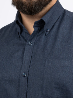 Chemise Flanelle Paul & Shark Grande Taille marine homme grande taille - Capelstore