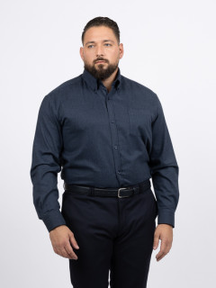 Chemise Flanelle Paul & Shark Grande Taille marine homme grande taille - Capelstore