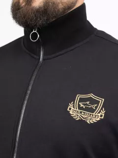 Sweat Zippe Paul & Shark Grande Taille marine homme grande taille - Capelstore