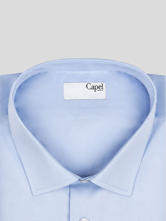 Chemise Max/leo Sans Poche Capel Grande Taille bleu ciel homme grande taille - Capelstore
