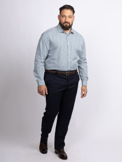 Chemise Rayee Max P/leo Capel Grande Taille blanc homme grande taille - Capelstore
