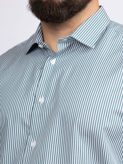 Chemise Rayee Max P/leo Capel Grande Taille blanc homme grande taille - Capelstore