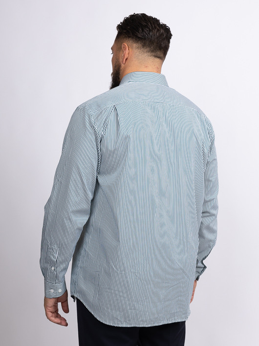 Chemise Rayee Max P/leo Capel Grande Taille blanc homme grande taille - Capelstore