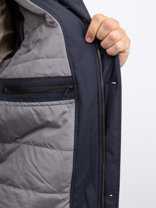 Parka Save The Sea Paul& Shark Grande Taille marine homme grande taille - Capelstore