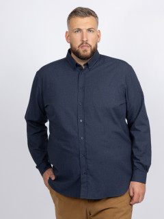 Chemise Ralph/leo Marine Capel Grande Taille marine homme grande taille - Capelstore