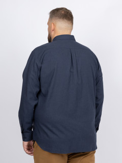 Chemise Ralph/leo Marine Capel Grande Taille marine homme grande taille - Capelstore