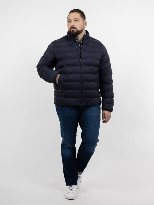 Doudoune Marine Tommy Hilfiger Grande Taille marine homme grande taille - Capelstore
