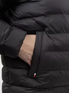 Doudoune Noire Tommy Hilfiger Grande Taille noir homme grande taille - Capelstore