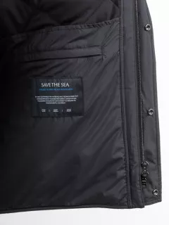 Gilet Matelasse Paul & Shark Grande Taille noir homme grande taille - Capelstore