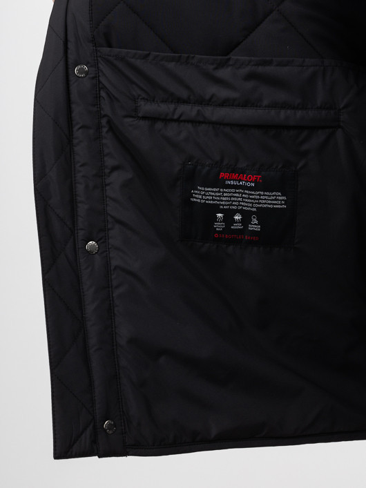 Gilet Matelasse Paul & Shark Grande Taille noir homme grande taille - Capelstore