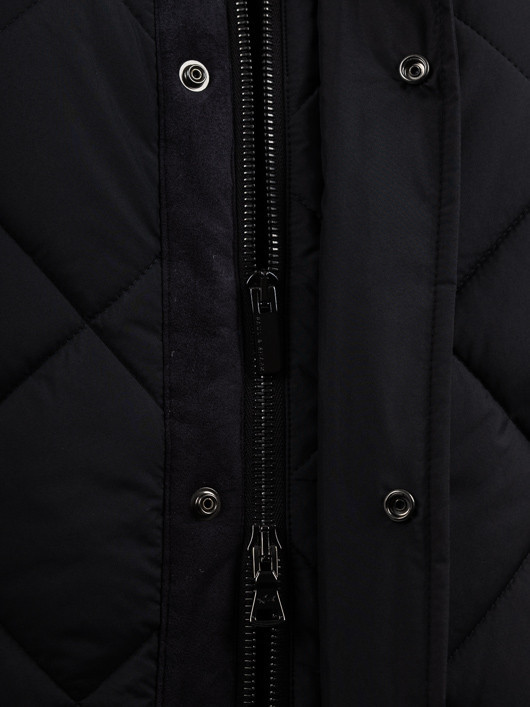 Gilet Matelasse Paul & Shark Grande Taille noir homme grande taille - Capelstore