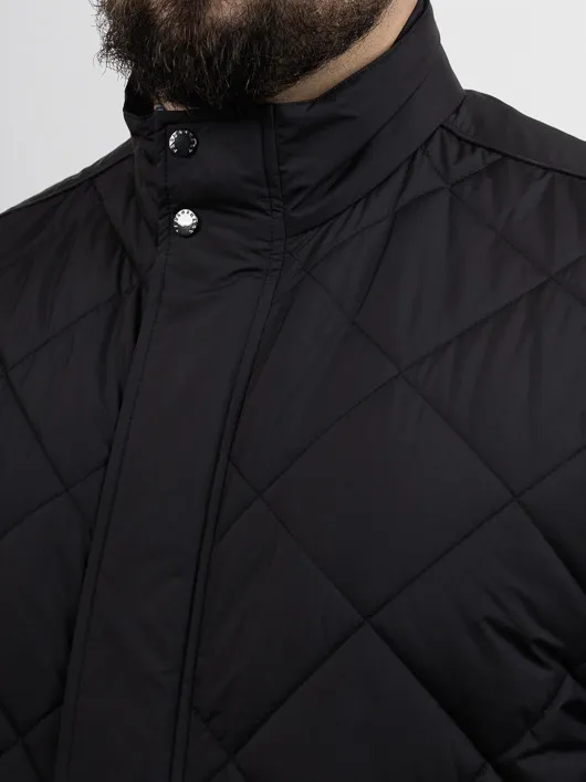 Gilet Matelasse Paul & Shark Grande Taille noir homme grande taille - Capelstore