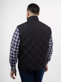 Gilet Matelasse Paul & Shark Grande Taille noir homme grande taille - Capelstore
