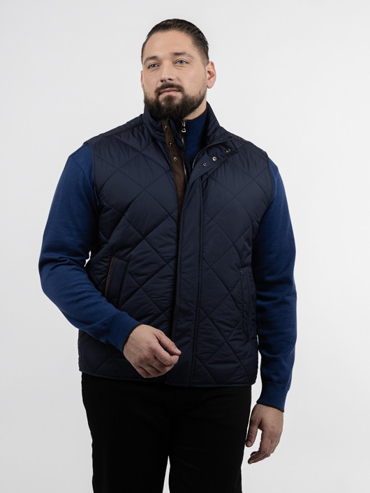 Gilet Matelasse Paul Shark Grande Taille marine homme grande