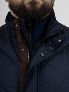 Gilet Matelasse Paul & Shark Grande Taille marine homme grande taille - Capelstore