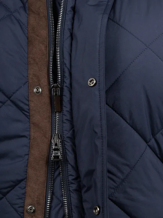 Gilet Matelasse Paul & Shark Grande Taille marine homme grande taille - Capelstore