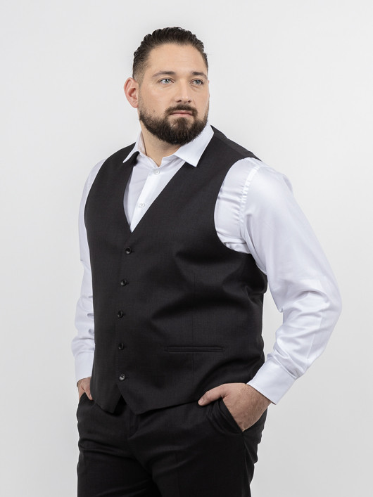 Gilet Separable Uni Capel Grande Taille homme grande taille - Capelstore