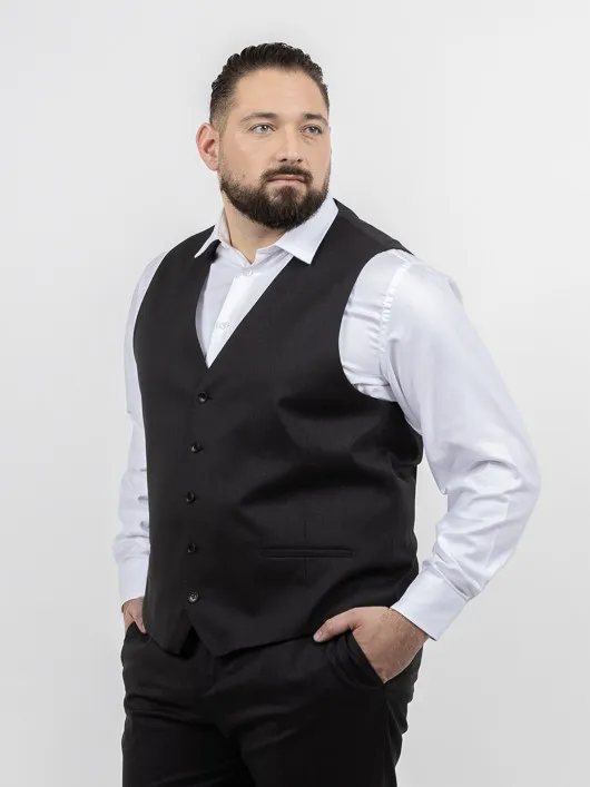 Gilet Separable Uni Capel Grande Taille  homme grande taille - Capelstore